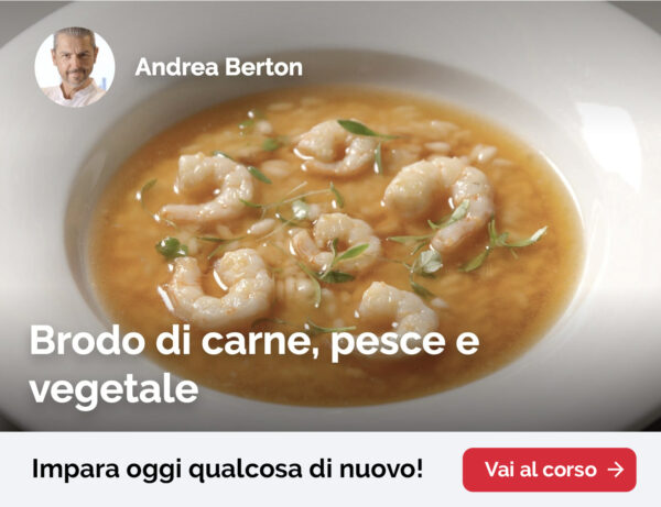 Corso di Brodo di carne, pesce e vegetale di Andrea Berton | Acadèmia.tv