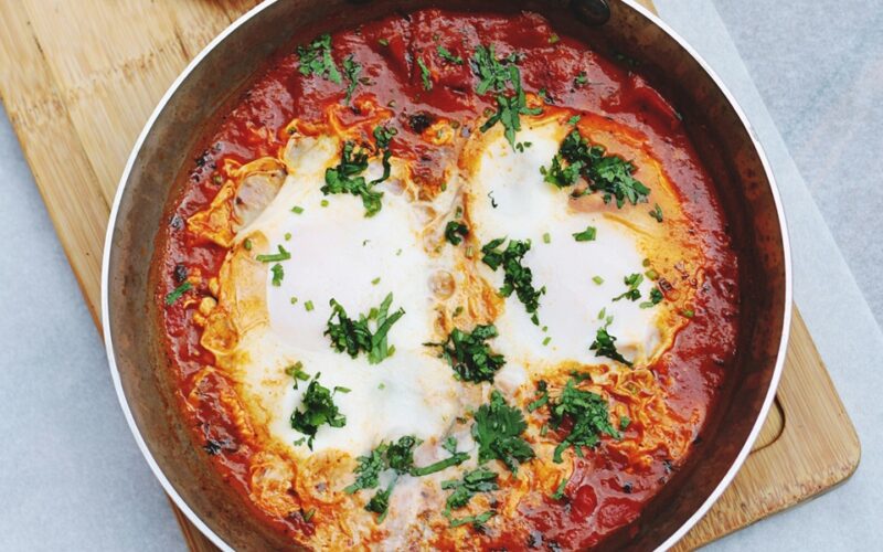 uova in purgatorio shakshuka