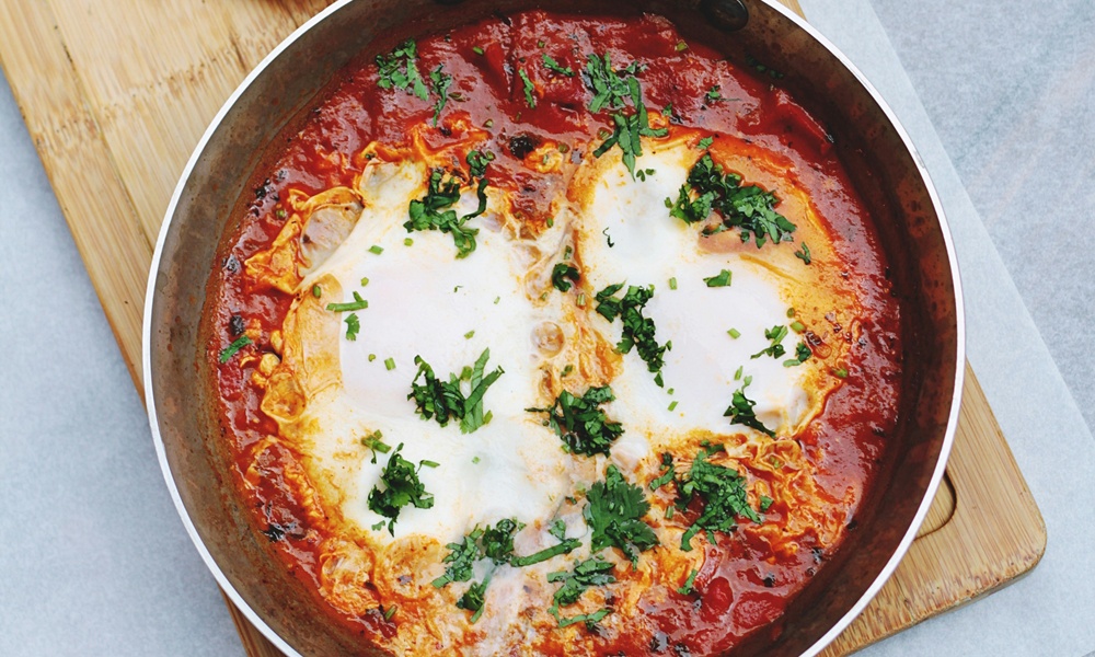 uova in purgatorio shakshuka